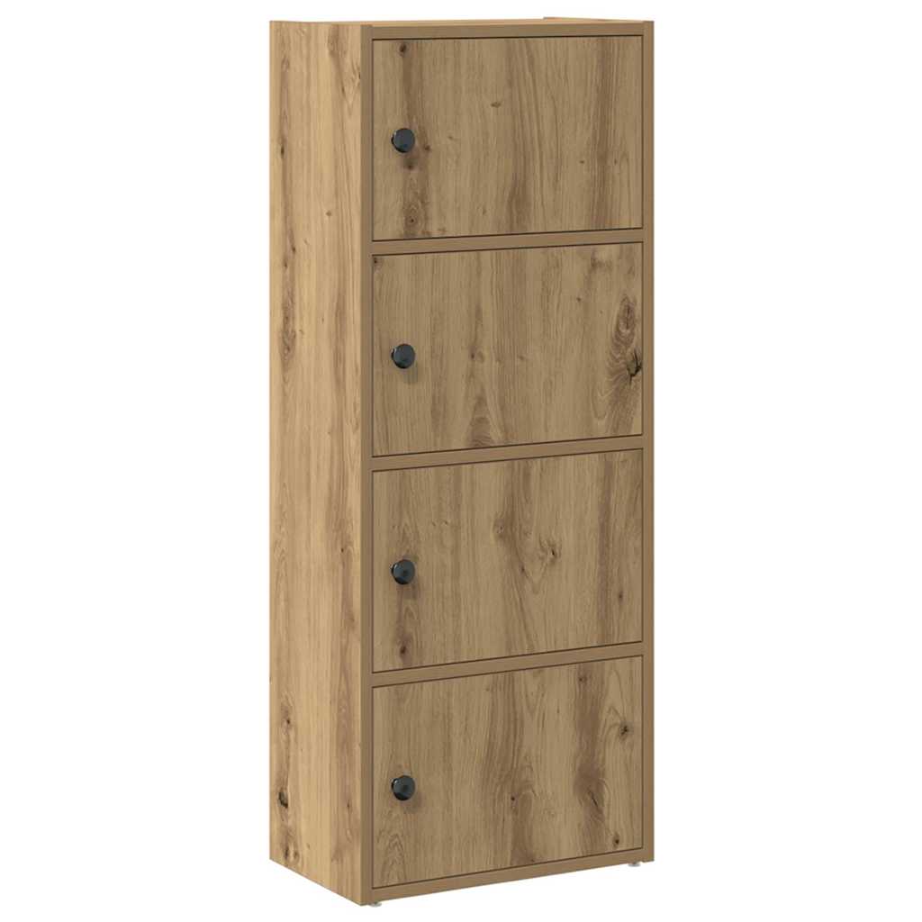 vidaXL Βιβλιοθήκη Αρτισιανή Δρυς 40x24x102 εκ. Επεξ. Ξύλο