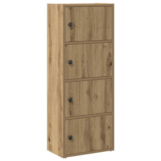 vidaXL Βιβλιοθήκη Αρτισιανή Δρυς 40x24x102 εκ. Επεξ. Ξύλο