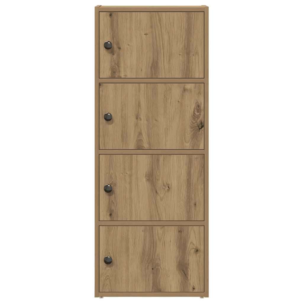 vidaXL Βιβλιοθήκη Αρτισιανή Δρυς 40x24x102 εκ. Επεξ. Ξύλο