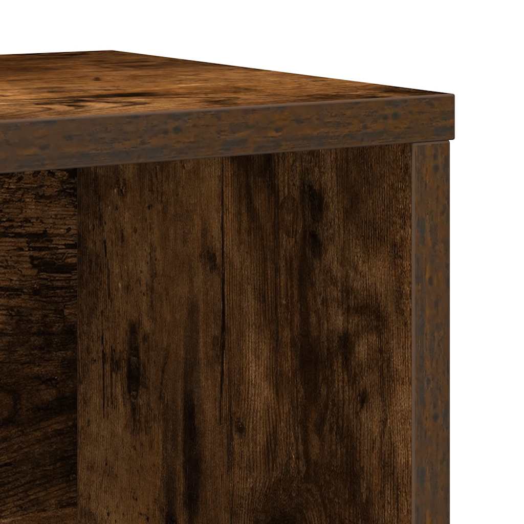 vidaXL Βιβλιοθήκη Καπνιστή Δρυς 60x24x76,5 εκ. από Επεξεργασμένο Ξύλο