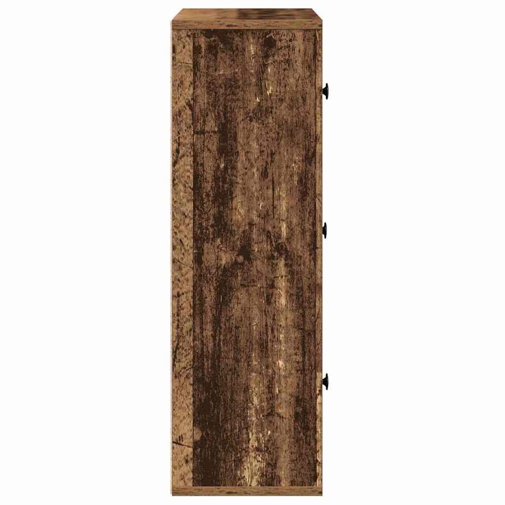 vidaXL Βιβλιοθήκη Όψη Παλαιού Ξύλου 60x24x76,5 εκ. Επεξεργασμένο Ξύλο