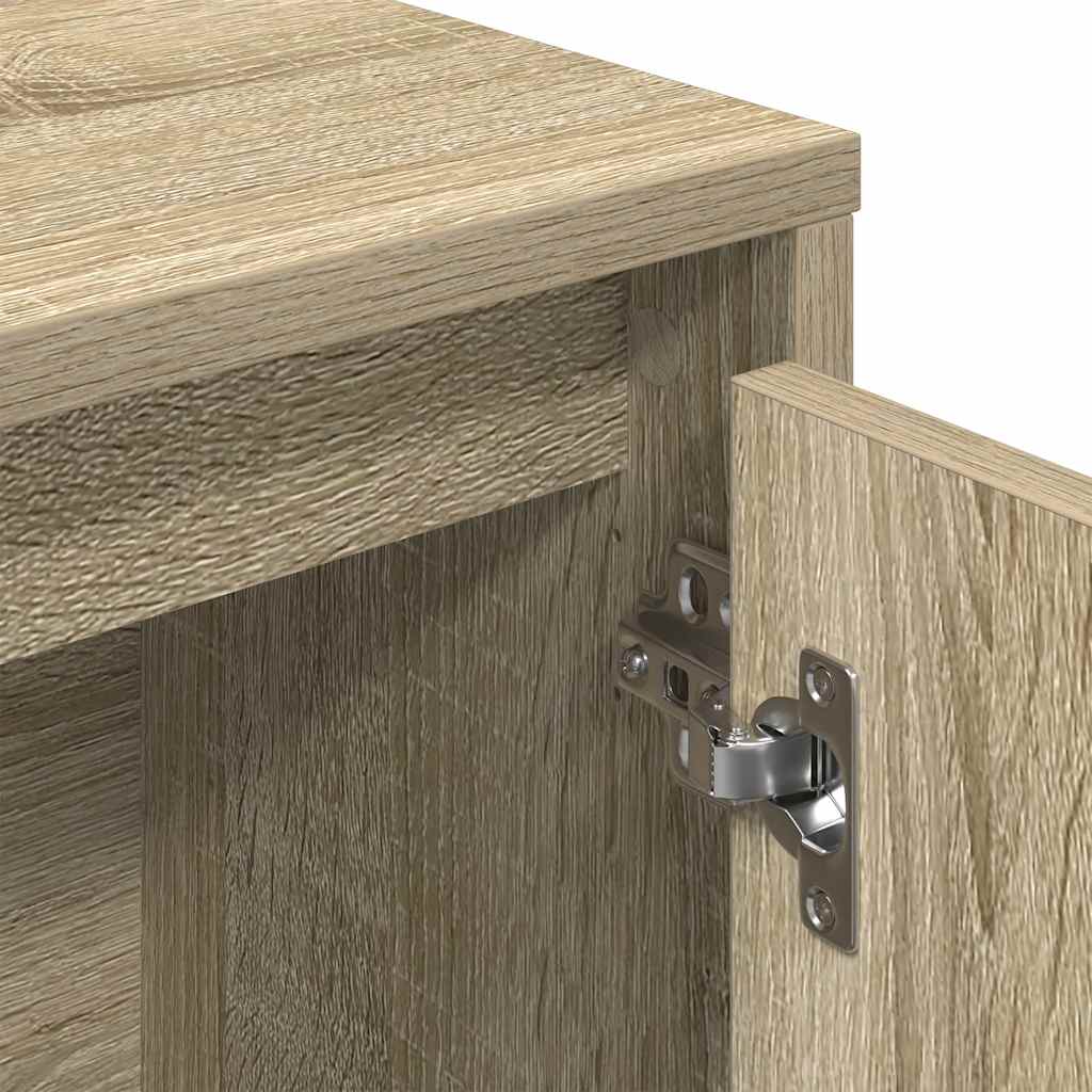 vidaXL Βιβλιοθήκη Sonoma Δρυς 89x24x101,5 εκ. από Επεξεργασμένο Ξύλο