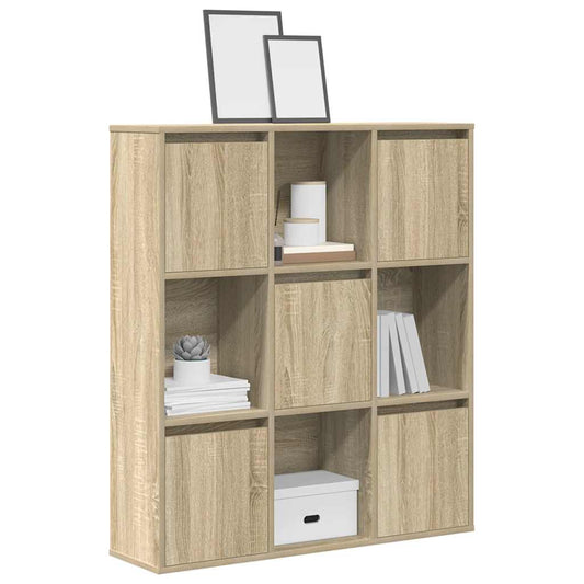 vidaXL Βιβλιοθήκη Sonoma Δρυς 89x24x101,5 εκ. από Επεξεργασμένο Ξύλο