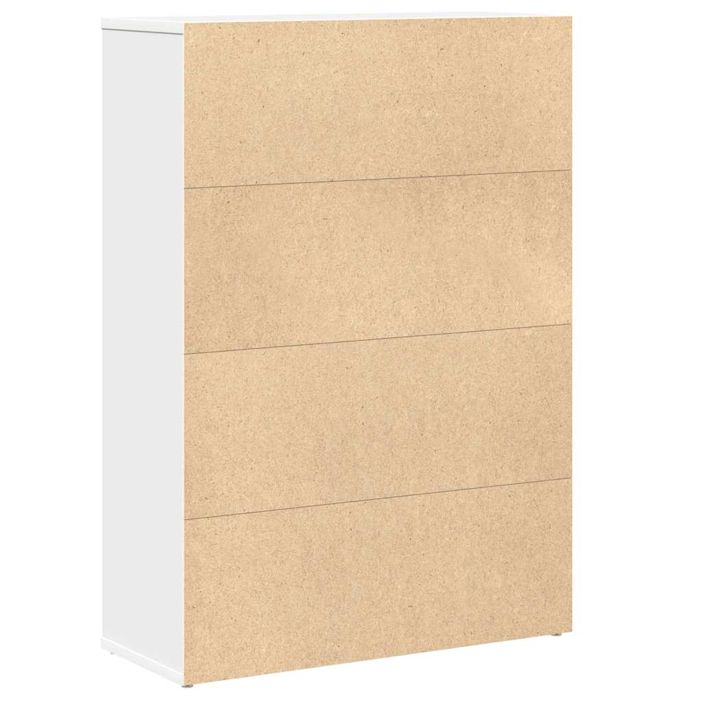 vidaXL Βιβλιοθήκη Λευκή 60x24x85 εκ. από Επεξεργασμένο Ξύλο