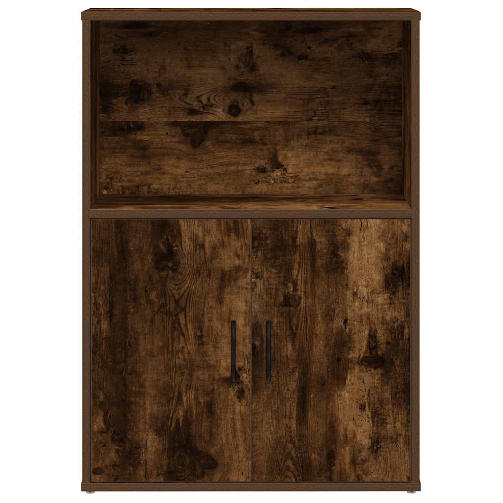 vidaXL Βιβλιοθήκη Καπνιστή Δρυς 60x24x85 εκ. από Επεξεργασμένο Ξύλο