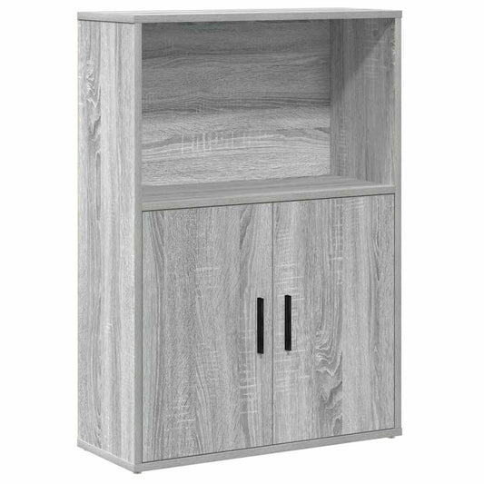 vidaXL Βιβλιοθήκη Γκρι Sonoma 60x24x85 εκ. από Επεξεργασμένο Ξύλο