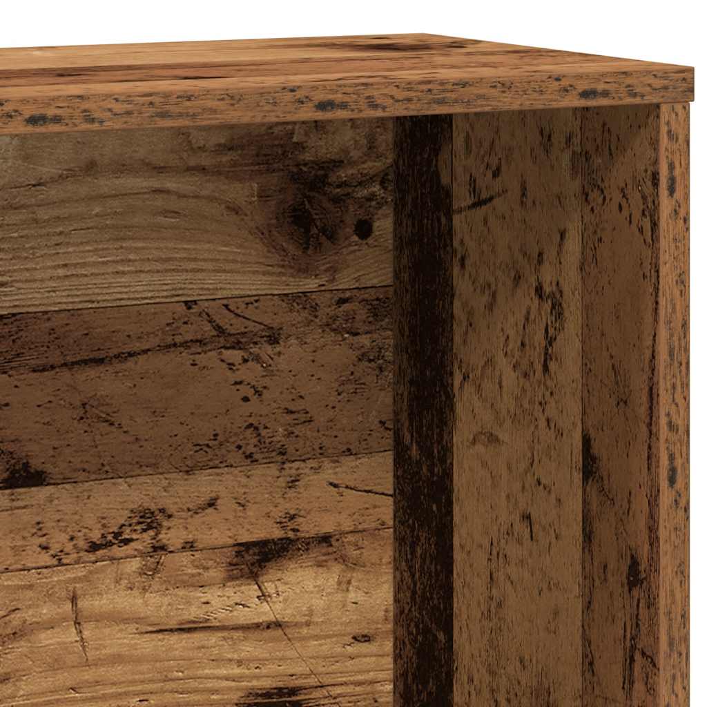 vidaXL Βιβλιοθήκη Όψη Παλαιού Ξύλου 60x24x120 εκ. Επεξεργασμένο Ξύλο