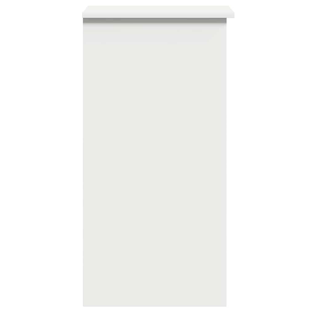 Γραφείο vidaXL με ράφια Λευκό 84x40x78 cm Κατασκευασμένο ξύλο