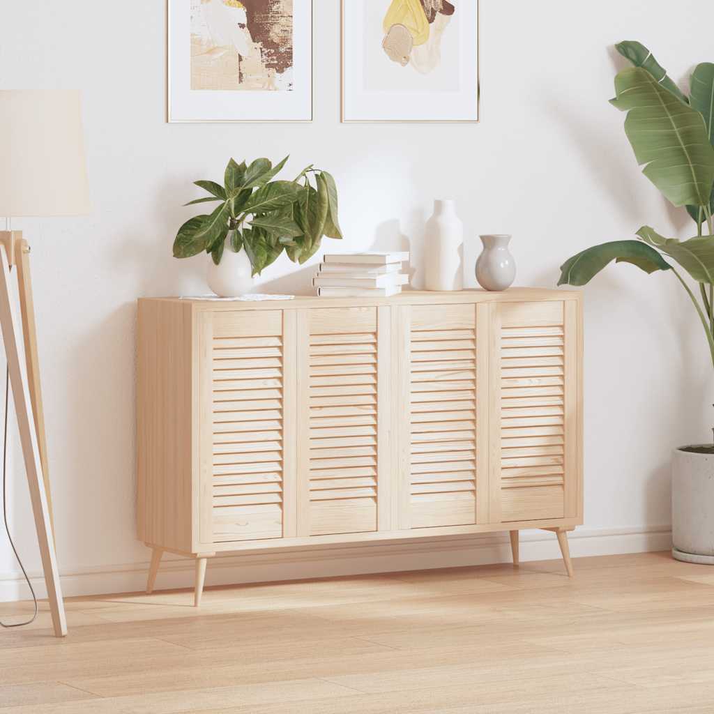 vidaXL Πορτάκια με Περσίδες 4 Τεμ. 61,5x29,5 εκ. από Μασίφ Ξύλο Πεύκου