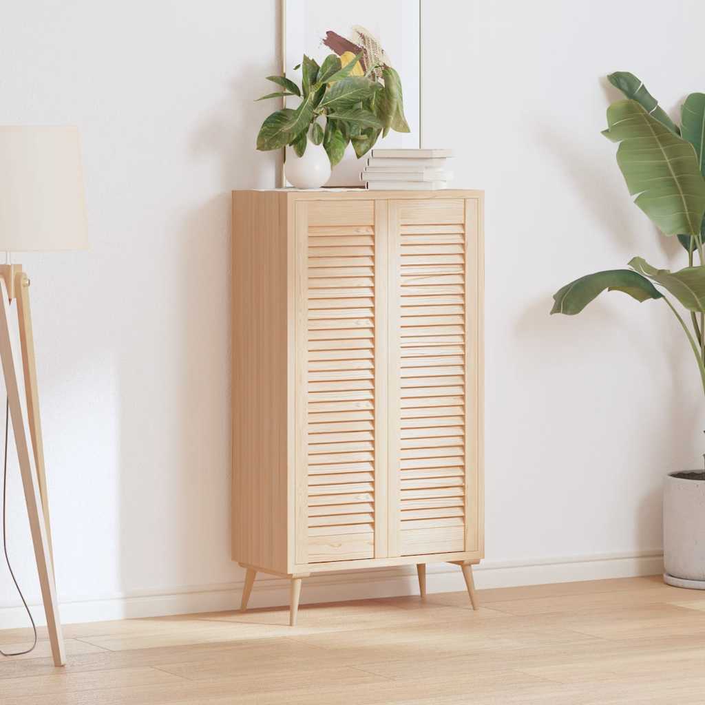 vidaXL Πορτάκια με Περσίδες 2 Τεμ. 99x29,5 εκ. από Μασίφ Ξύλο Πεύκου