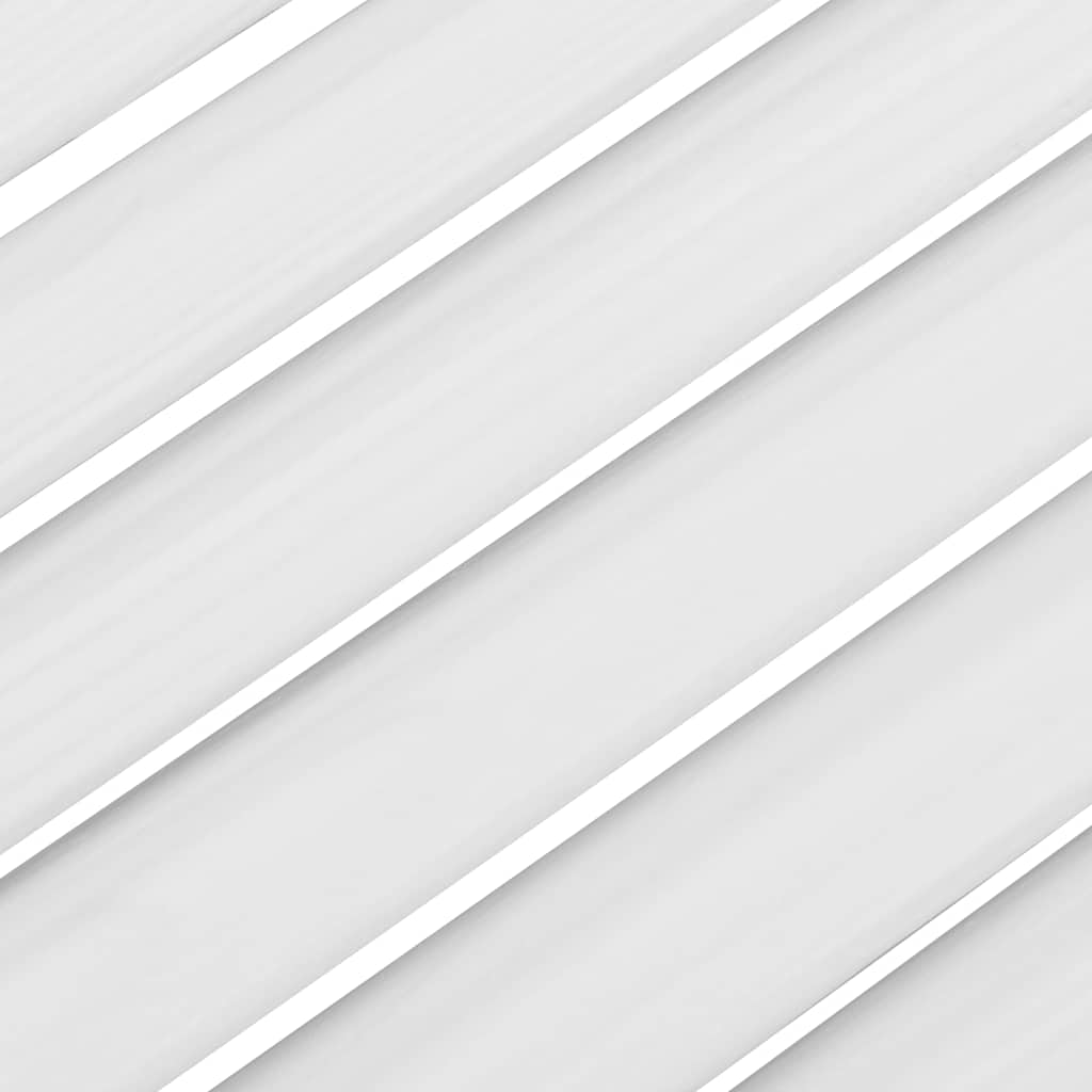 vidaXL Πόρτες ντουλαπιών Louvred Design 4 τεμάχια Λευκό 39,5x29,5 cm