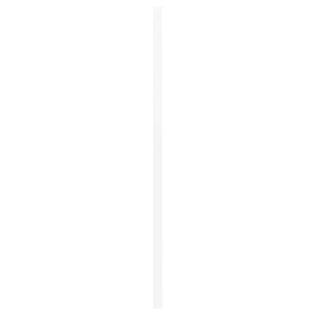 vidaXL Πόρτες ντουλαπιών Louvred Design 2 τεμάχια Λευκό 61,5x29,5 cm