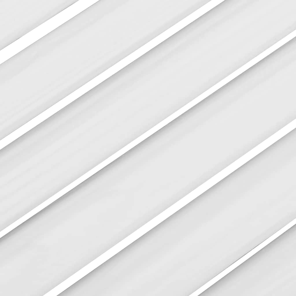 vidaXL Πόρτες ντουλαπιών Louvred Design 4 τεμάχια Λευκό 99x29,5 cm