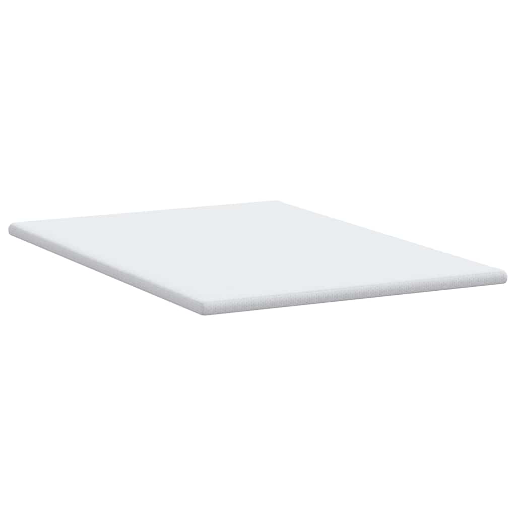 vidaXL Στρώμα επικάλυψης Λευκό 160 x 200 cm Υφασμα Jacquard