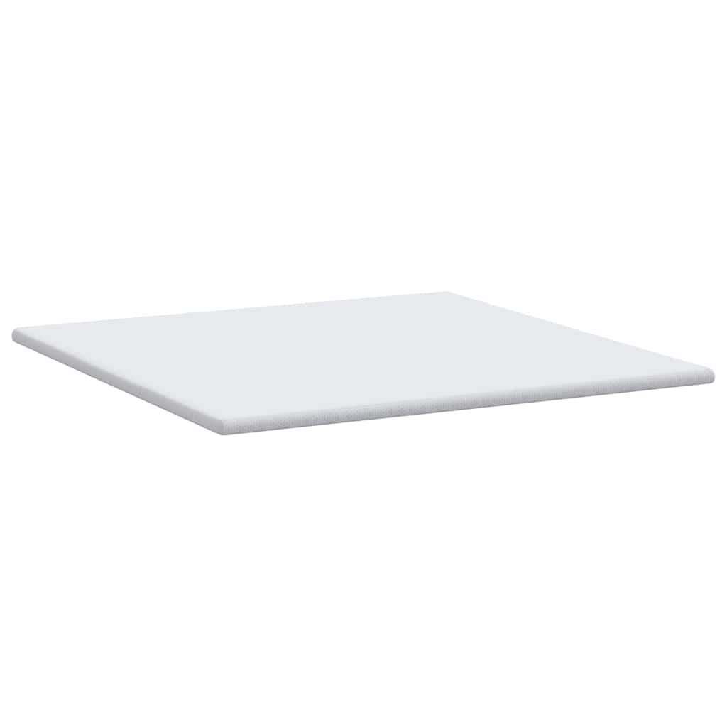 vidaXL Στρώμα επικάλυψης Λευκό 200 x 200 cm Υφασμα Jacquard