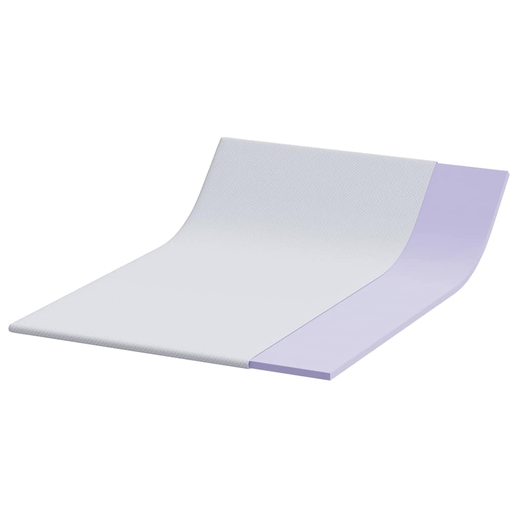 vidaXL Στρώμα μνήμης 160 x 200 cm Thick Μαλακό Ύφασμα-100% πολυέστερ