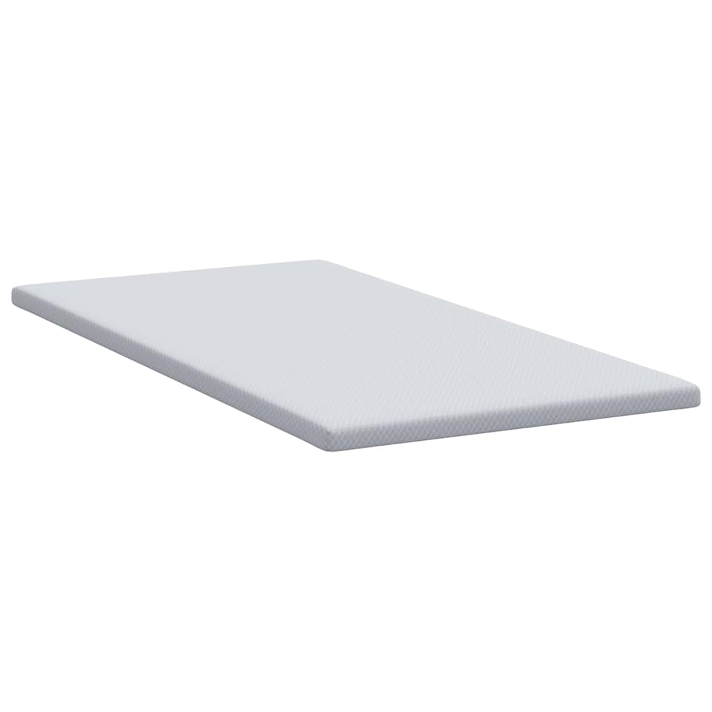 vidaXL Στρώμα επικάλυψης Λευκό 120 x 200 cm Υφασμα Jacquard