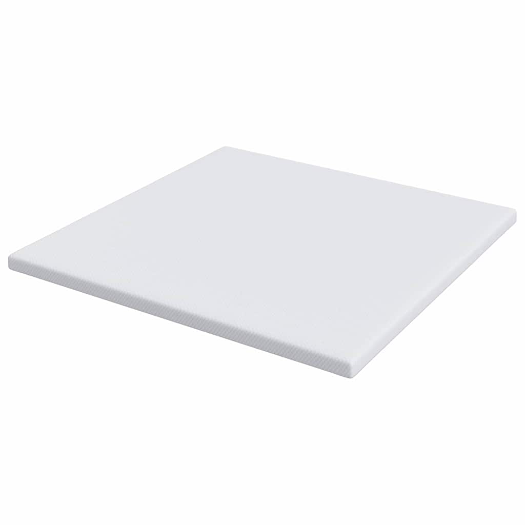 vidaXL Στρώμα επικάλυψης Λευκό 180 x 200 cm Υφασμα Jacquard