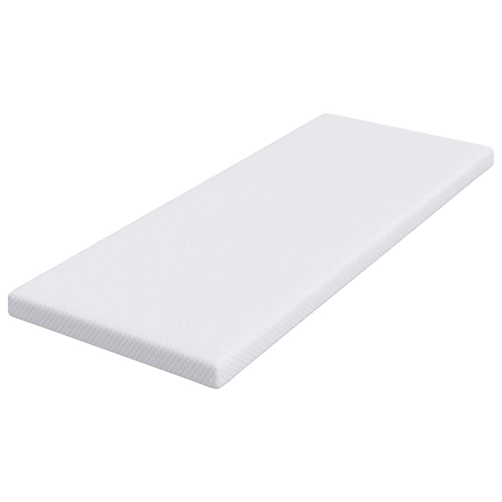 vidaXL Στρώμα μνήμης 80 x 200 cm Thick Μαλακό Ύφασμα-100% πολυέστερ
