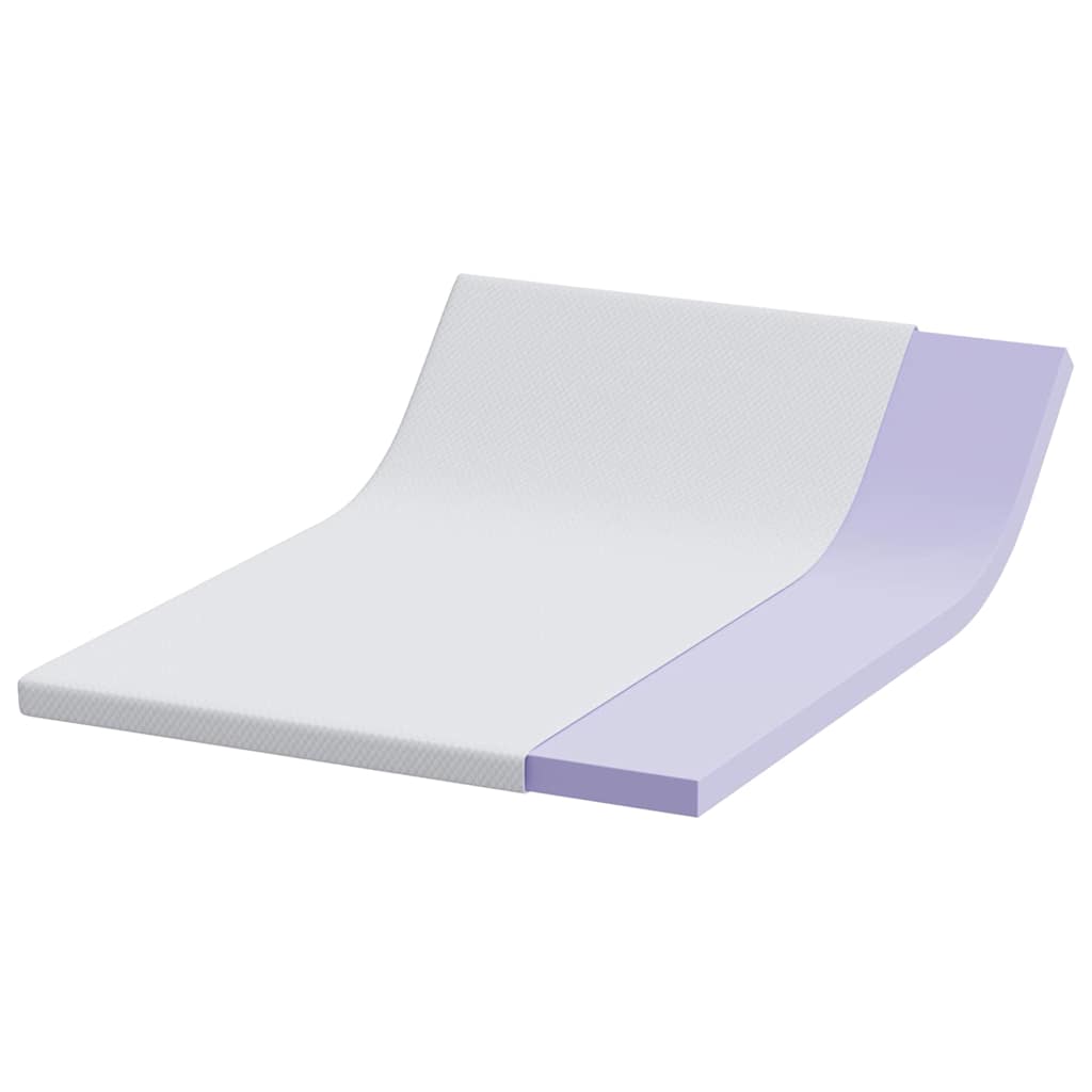 vidaXL Στρώμα μνήμης 160 x 200 cm Thick Μαλακό Ύφασμα-100% πολυέστερ