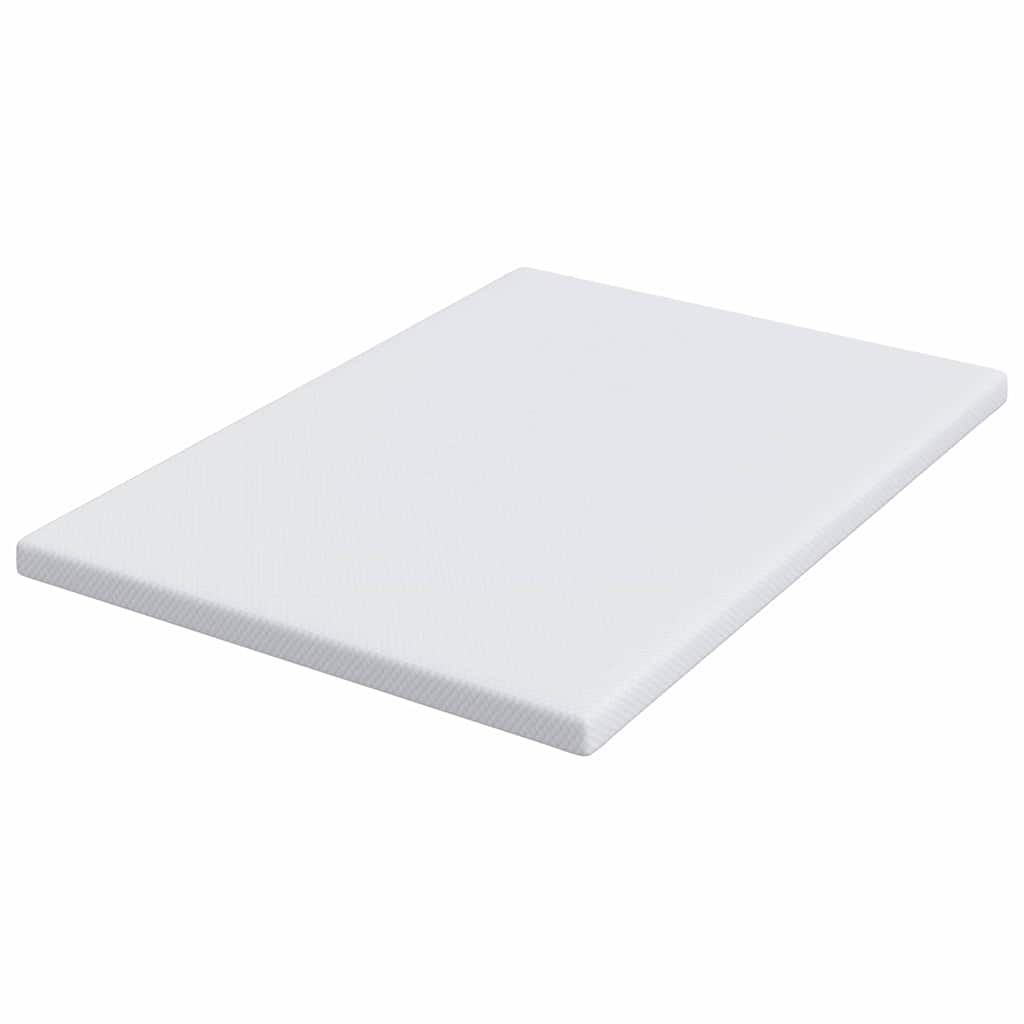vidaXL Στρώμα μνήμης 160 x 200 cm Thick Μαλακό Ύφασμα-100% πολυέστερ