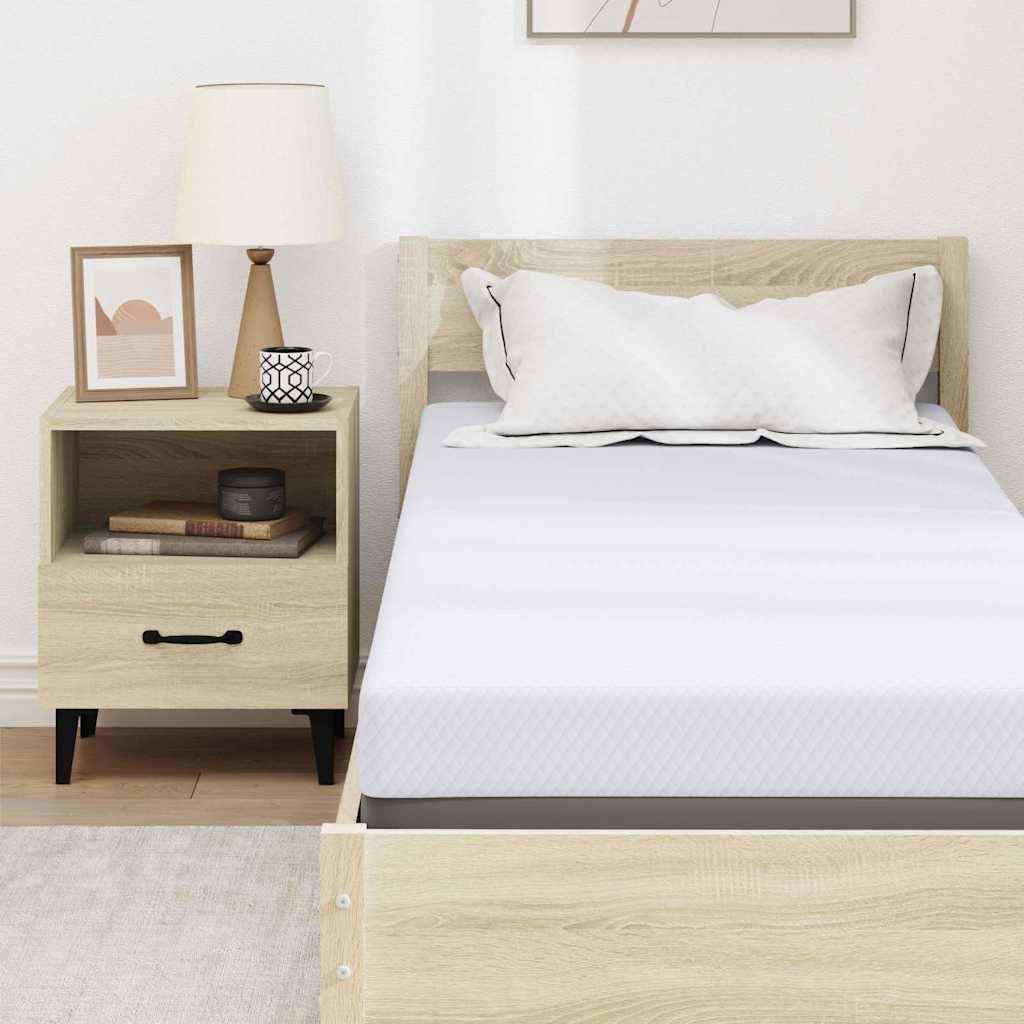 vidaXL Στρώμα μνήμης 80 x 200 cm Thick Μαλακό Ύφασμα-100% πολυέστερ