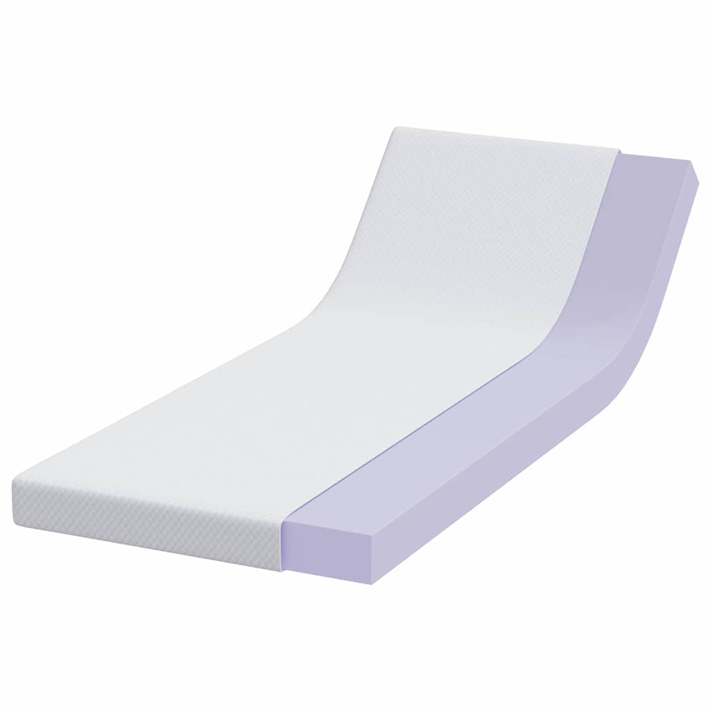 vidaXL Στρώμα μνήμης 80 x 200 cm Thick Μαλακό Ύφασμα-100% πολυέστερ