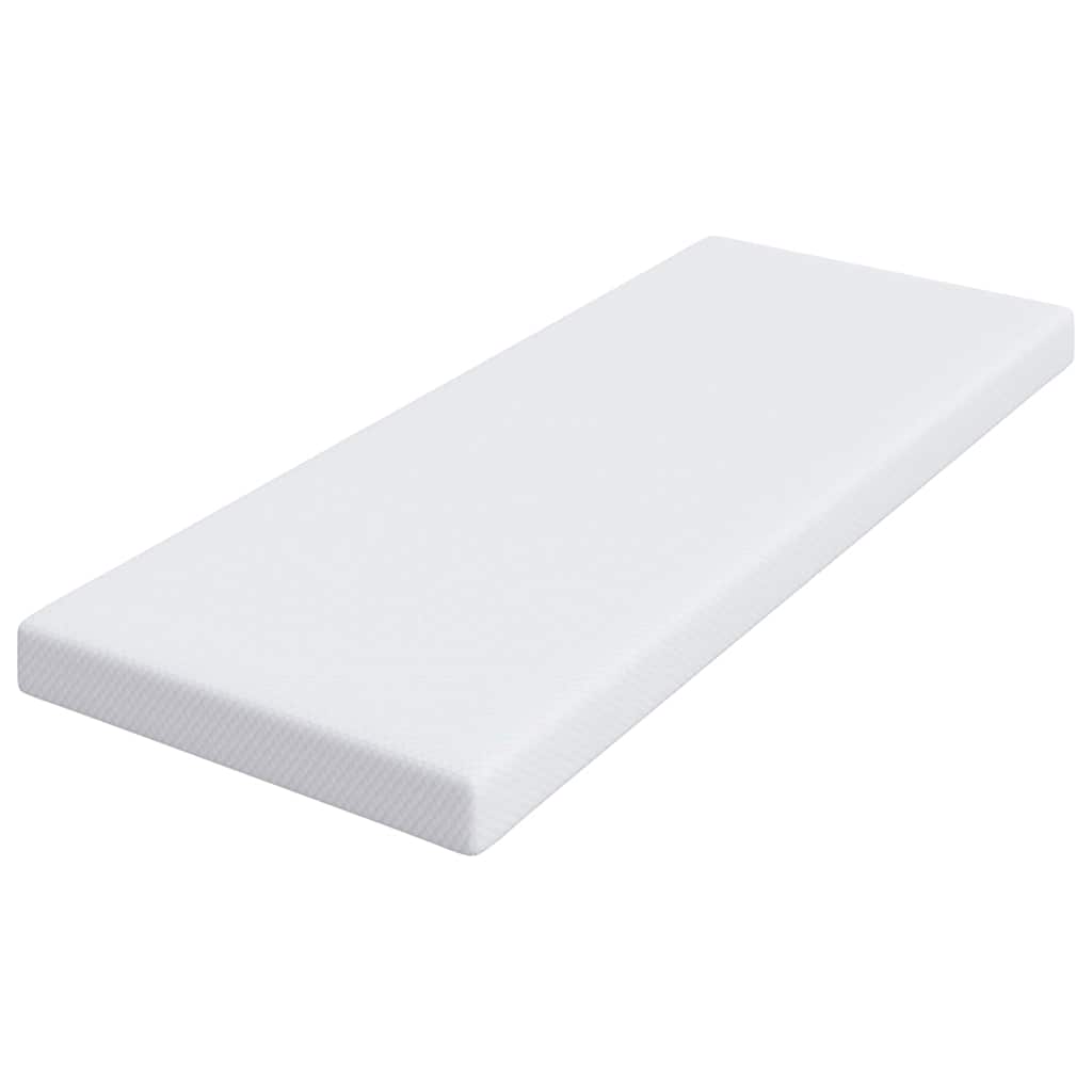 vidaXL Στρώμα μνήμης 80 x 200 cm Thick Μαλακό Ύφασμα-100% πολυέστερ