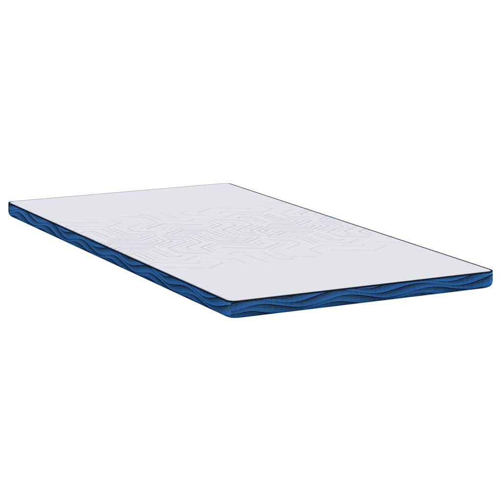 vidaXL Στρώμα επικάλυψης Λευκό 120 x 200 cm Ζακάρ ύφασμα