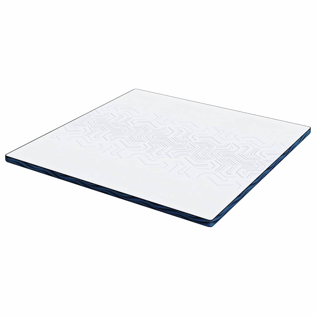 vidaXL Στρώμα επικάλυψης Λευκό 200 x 200 cm Ζακάρ ύφασμα
