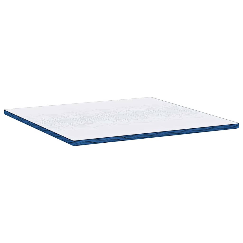vidaXL Στρώμα επικάλυψης Λευκό 200 x 200 cm Ζακάρ ύφασμα