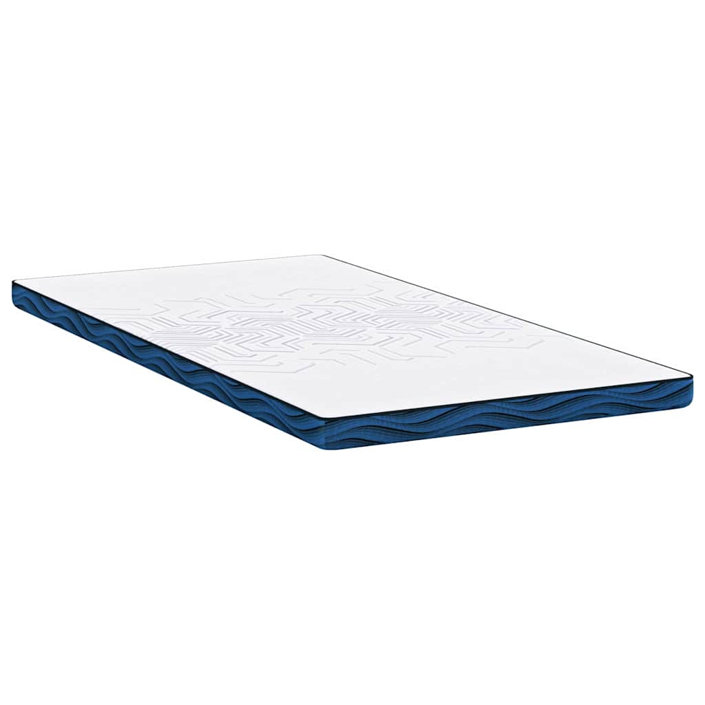 vidaXL Στρώμα επικάλυψης Λευκό 120 x 200 cm Ζακάρ ύφασμα