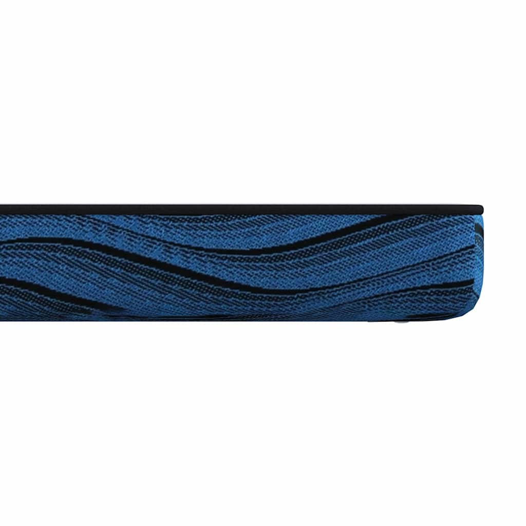 vidaXL Στρώμα επικάλυψης Λευκό 120 x 200 cm Ζακάρ ύφασμα
