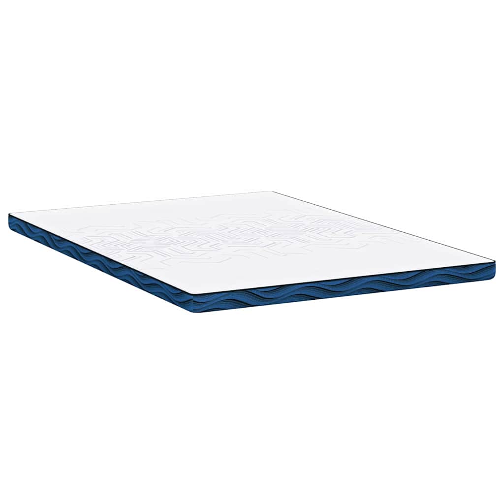 vidaXL Στρώμα επικάλυψης Λευκό 160 x 200 cm Ζακάρ ύφασμα