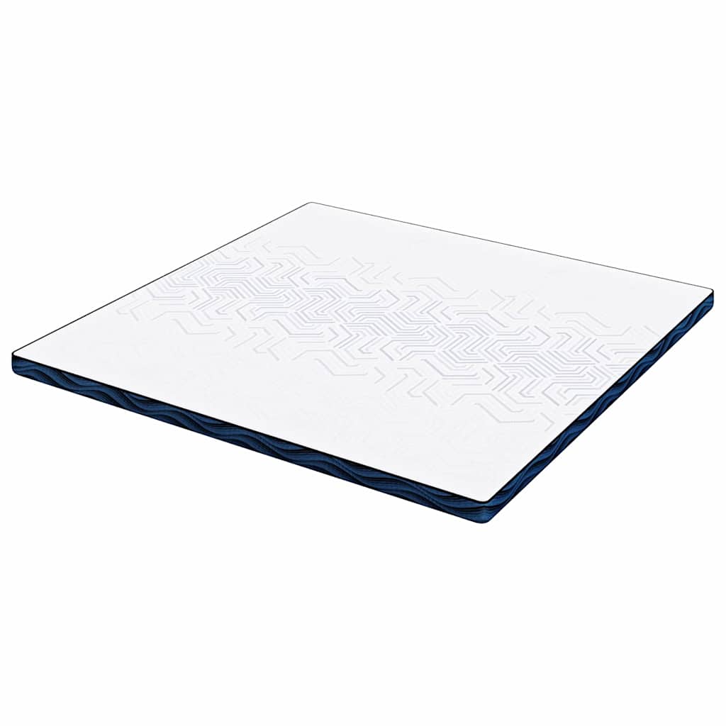 vidaXL Στρώμα επικάλυψης Λευκό 180 x 200 cm Ζακάρ ύφασμα