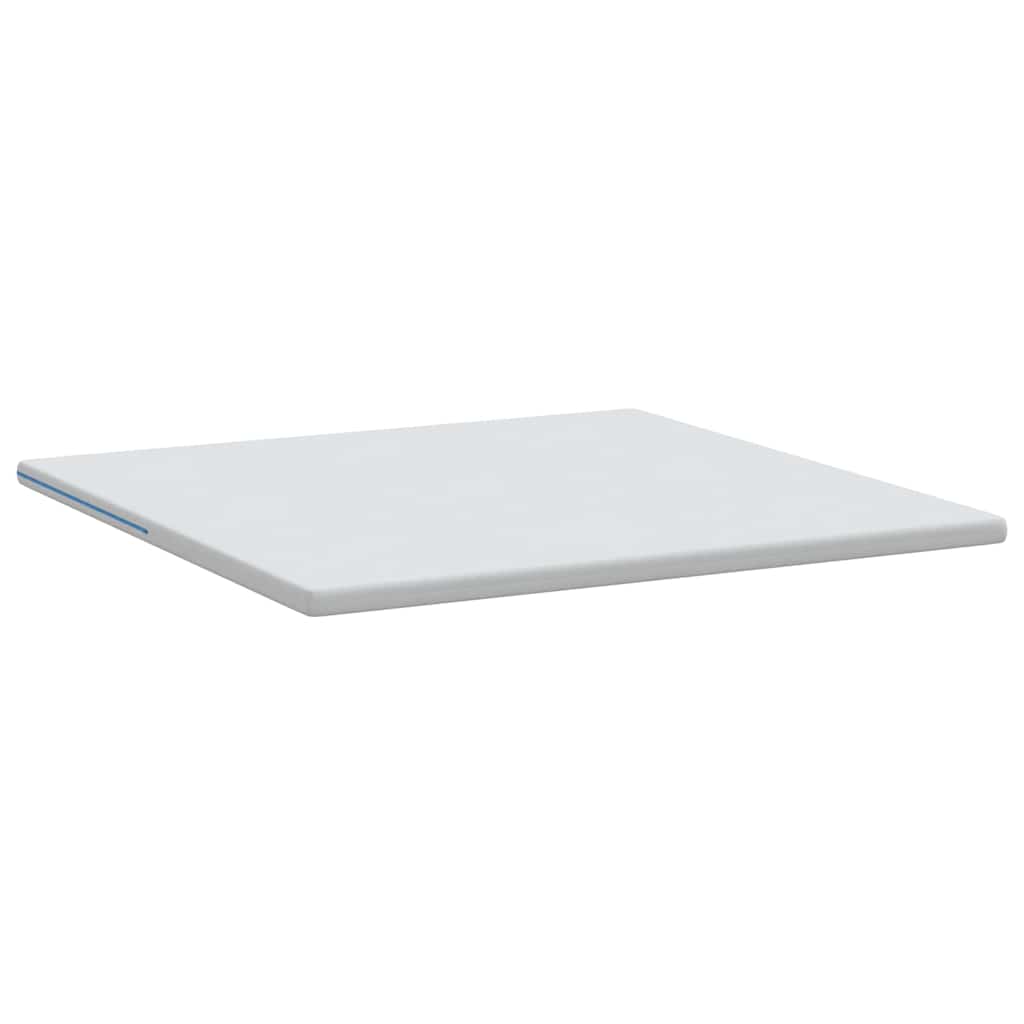 vidaXL Στρώμα επικάλυψης Λευκό 180 x 200 cm Ζακάρ ύφασμα