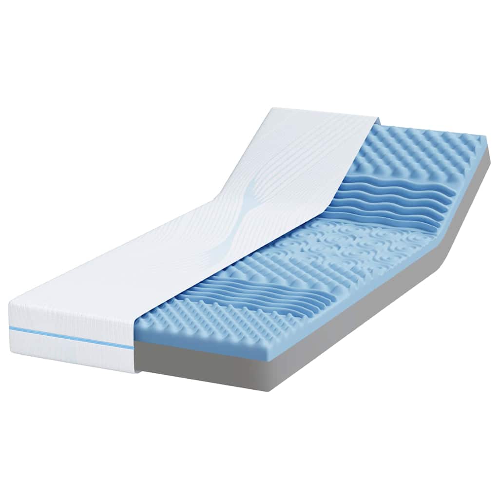 vidaXL Στρώμα Μέτρια σκληρό 70 x 200 cm Λευκό