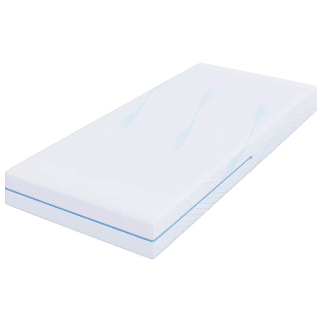 vidaXL Στρώμα Μέτρια σκληρό 70 x 200 cm Λευκό