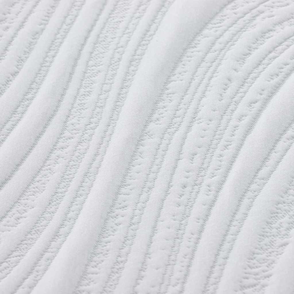 vidaXL Στρώμα Λευκό και Γκρι 70 x 200 cm Αφρός Μνήμης