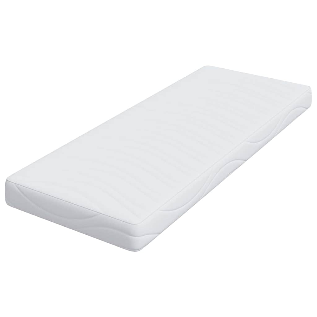 vidaXL Στρώμα Λευκό 70 x 200 cm Ζακάρ ύφασμα