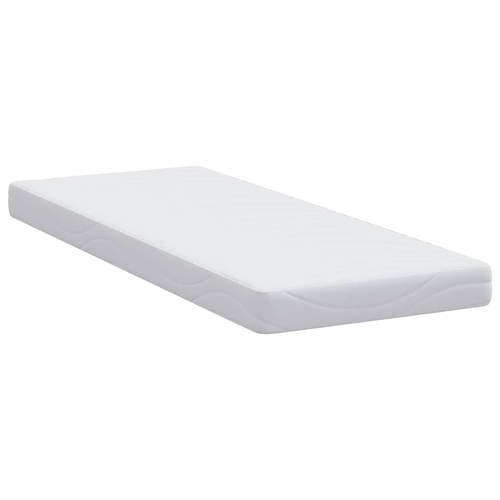 vidaXL Στρώμα Λευκό 70 x 200 cm Ζακάρ ύφασμα