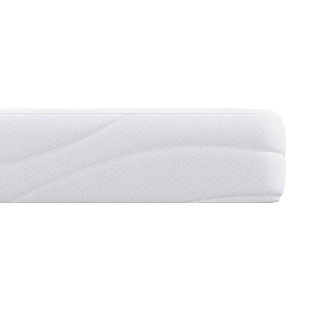 vidaXL Στρώμα Λευκό 70 x 200 cm Ζακάρ ύφασμα