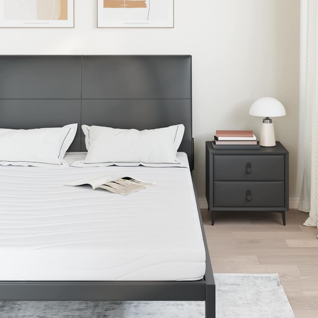 vidaXL Στρώμα Λευκό 140 x 200 cm Τζελ Μνήμης Φόρμα