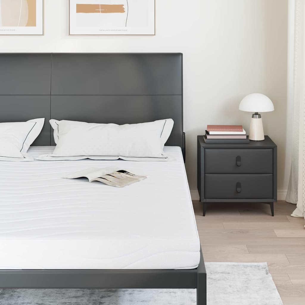 vidaXL Στρώμα Λευκό 180 x 200 cm Τζελ Μνήμης Φόρμα