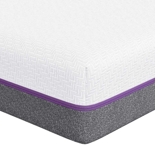 vidaXL Στρώμα Λευκό και Γκρι 70 x 200 cm Ζακάρ ύφασμα