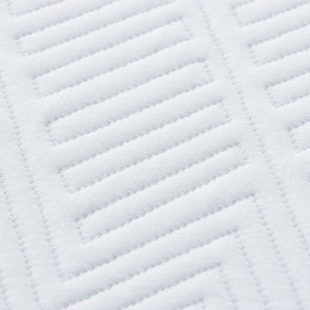 vidaXL Στρώμα Λευκό και Μπλε 140 x 200 cm Τζελ Μνήμης Φόρμα