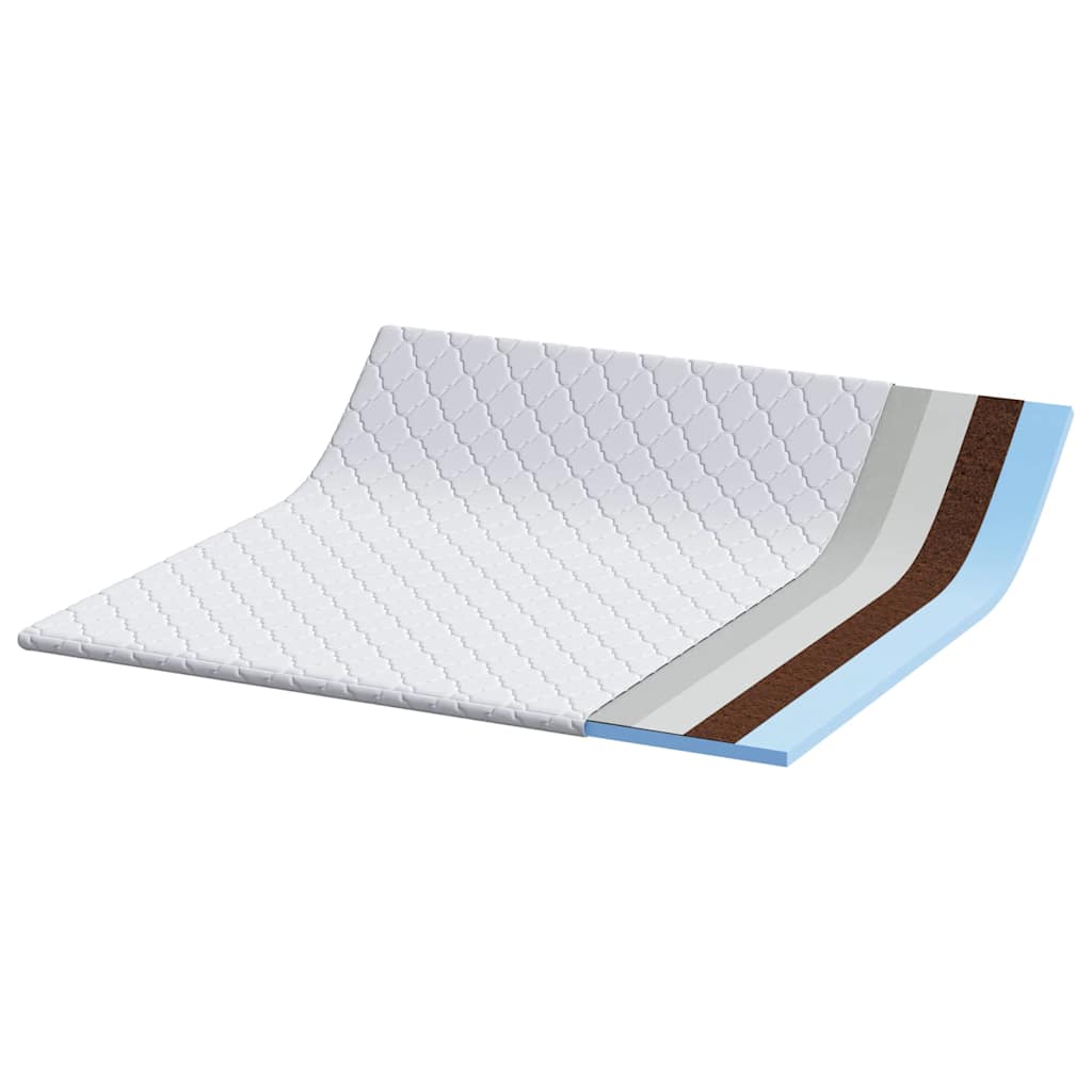 vidaXL Στρώματα Λευκό 180 x 200 cm PU Αφρός