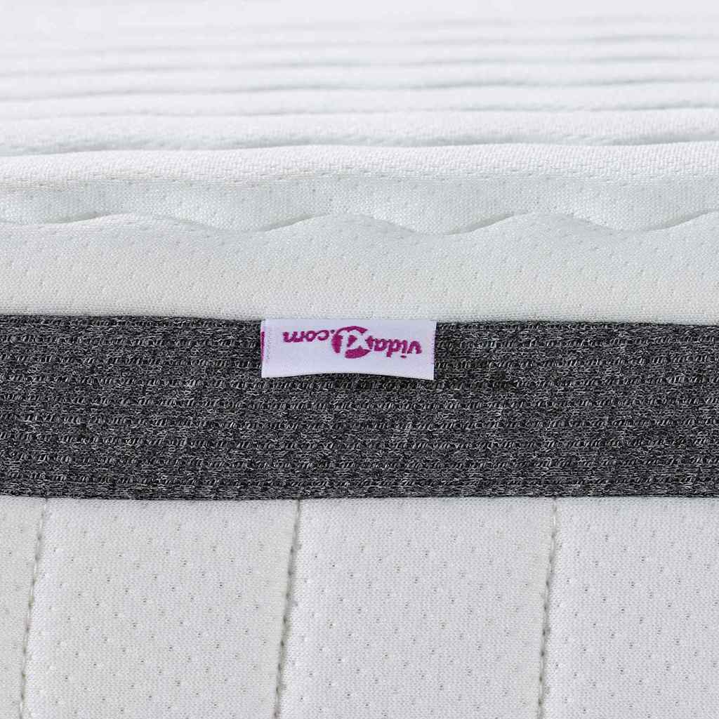 vidaXL Στρώμα Λευκό και Γκρι 90 x 190 cm Σαμπρέλα Bonell