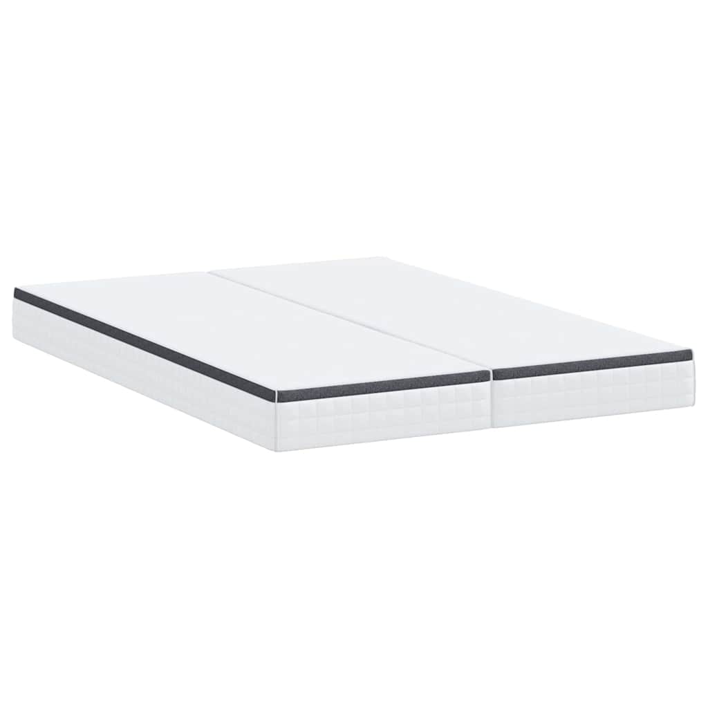 vidaXL Στρώματα 2 pcs Λευκό, Γκρι 70 x 190 cm Πλεκτό ύφασμα