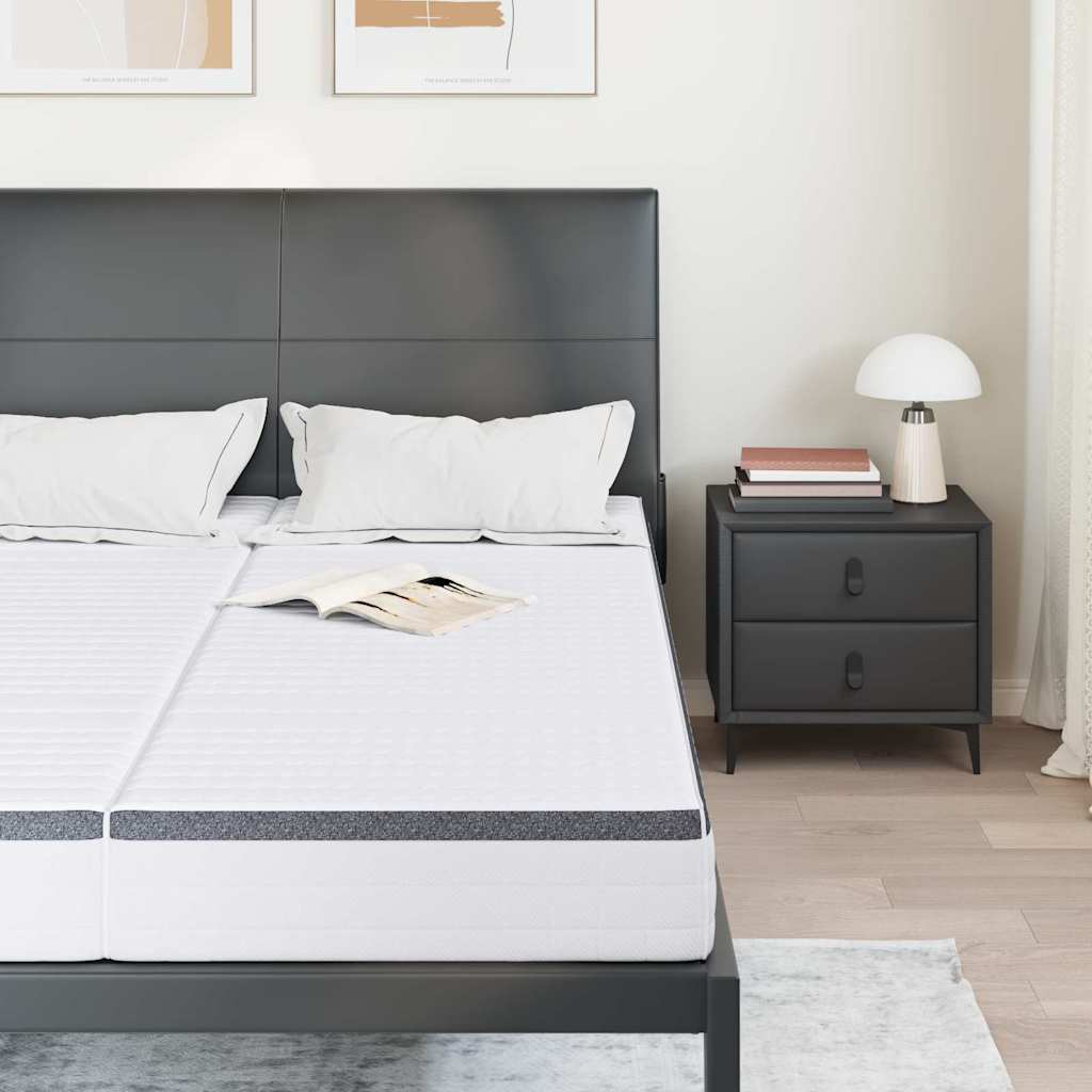 vidaXL Στρώμα 2 pcs Λευκό και Γκρι 70 x 200 cm Σαμπρέλα Bonell